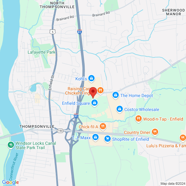 Map of the area